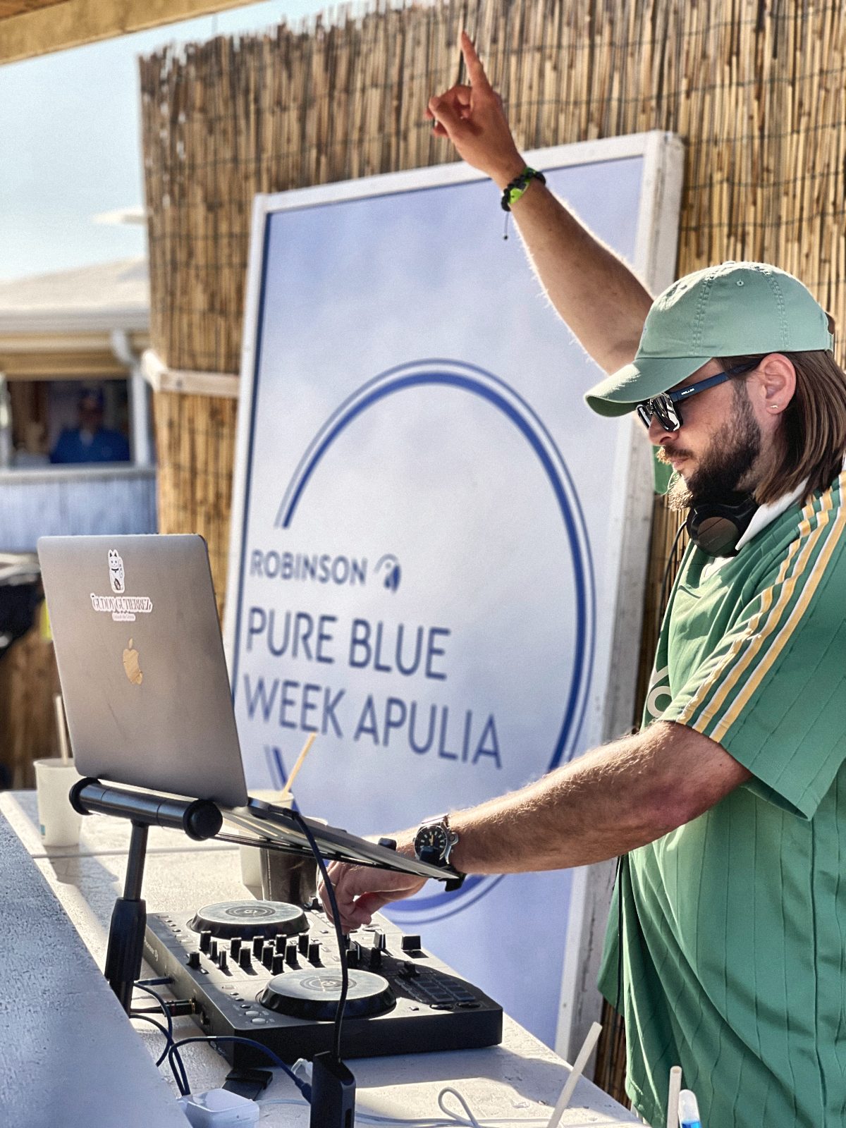 Guddy Gutierrez legt bei der Robinson Pure Blue Week in Apulien auf